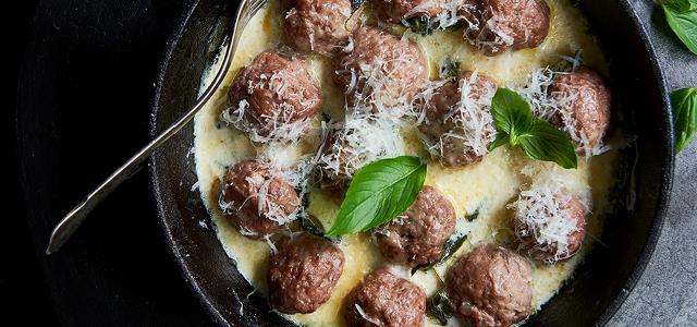 Italian Meatballs with Cream